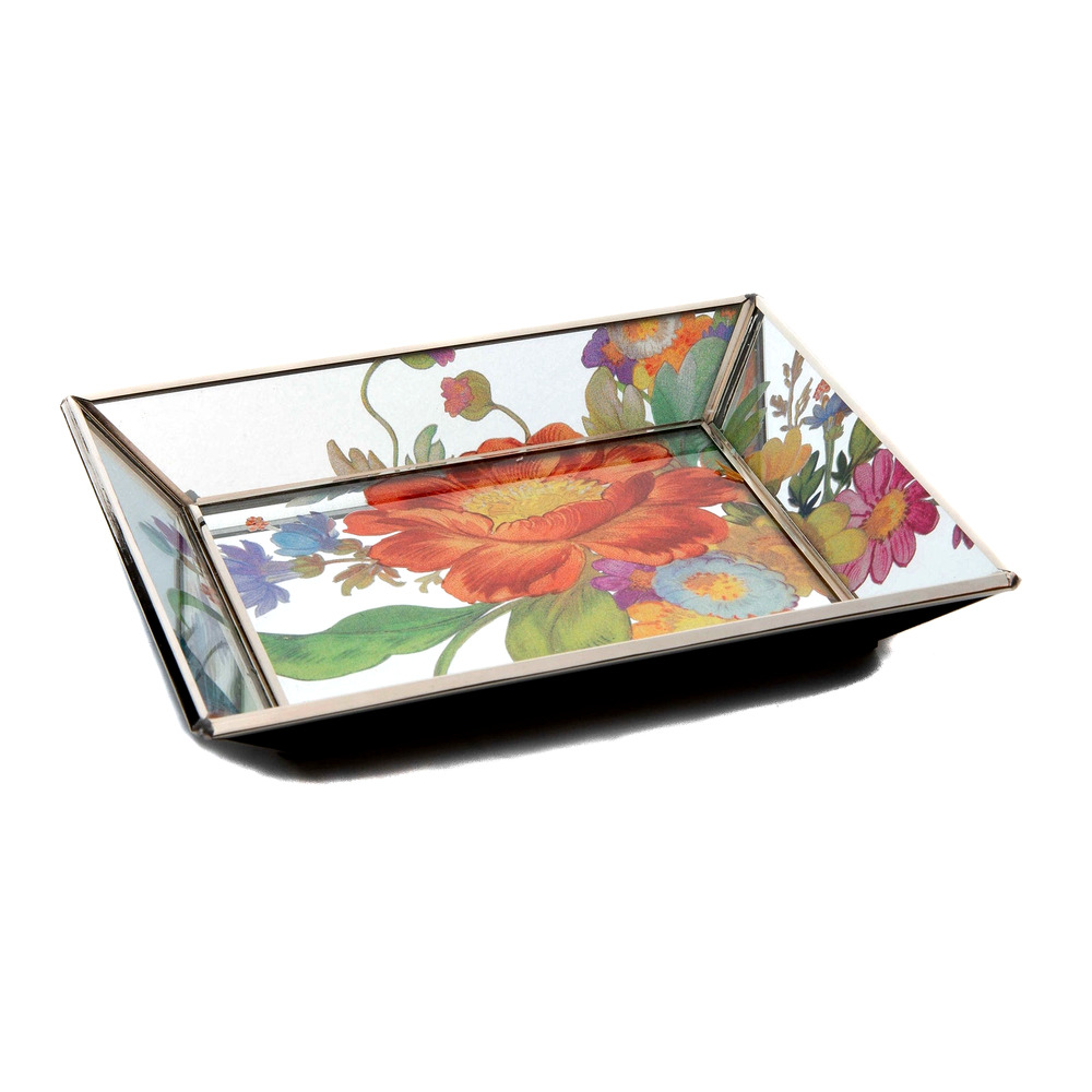 Brand New Mackenzie-Childs Flower Market Reflections Small Tray